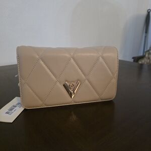 Valentino Orlandi Beige Quilted Purse